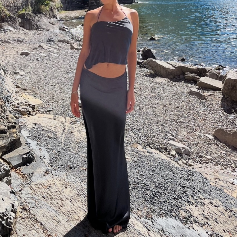 Lioness Navy Maxi Skirt & Top Set, sold as SET